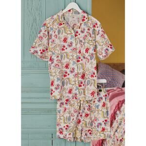 Namaste Shvanthi Block Print Shorts Pajamas